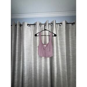 Urban Outfitters corset cropped tank top in purple size large - NEW with tags